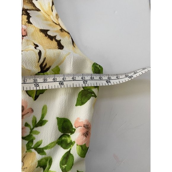 Disney Princess Belle Cutout Lace Floral Skater Dress Med Womens Beauty & Beast - Picture 6 of 12